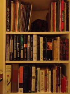 books on shelf